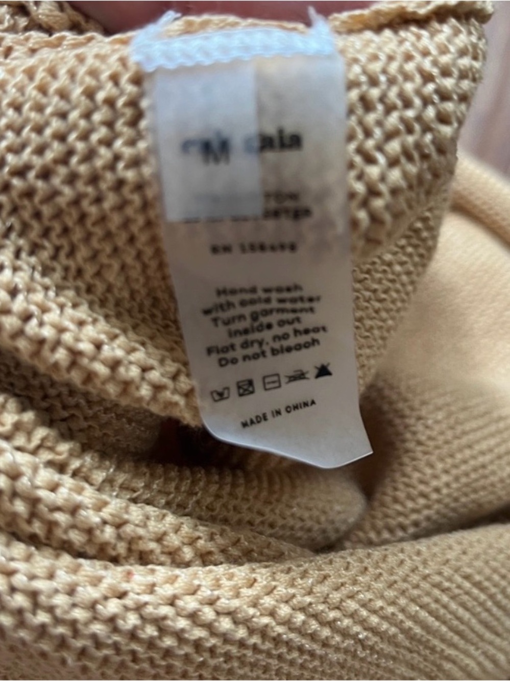 cult gaia tan beige knit midi dress with bolero cutouts - Picture 8 of 8